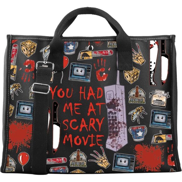 Handbags - Scary Movie Horror Crossbody Bag TV Show Inspired Unisex Gift